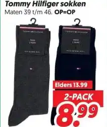 Dekamarkt Tommy Hilfiger sokken aanbieding
