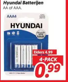 Dekamarkt Hyundai Batterijen aanbieding