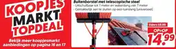 Dekamarkt Buitenborstel met telescopische steel aanbieding