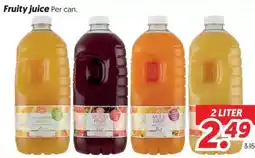 Dekamarkt Fruity juice aanbieding