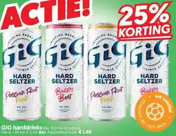 Dekamarkt GIG harddrinks aanbieding