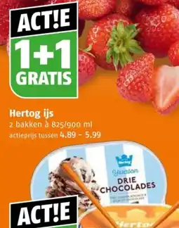Poiesz Hertog ijs aanbieding