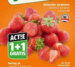 Poiesz Hollandse aardbeien aanbieding