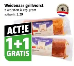 Poiesz Weidenaar grillworst aanbieding