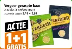 Poiesz Vergeer geraspte kaas aanbieding