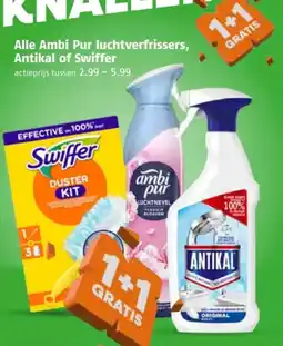 Poiesz Alle Ambi Pur luchtverfrissers, Antikal of Swiffer aanbieding