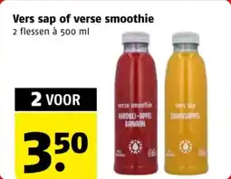 Poiesz Vers sap of verse smoothie aanbieding