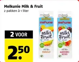 Poiesz Melkunie Milk & Fruit aanbieding
