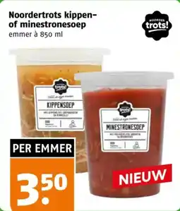 Poiesz Noordertrots kippen- of minestronesoep aanbieding
