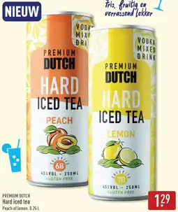 ALDI Premium Dutch Hard iced tea aanbieding