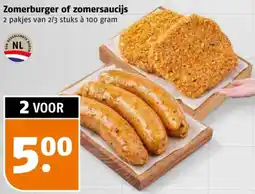 Poiesz Zomerburger of zomersaucijs aanbieding