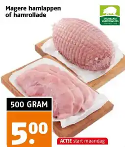 Poiesz Magere hamlappen of hamrollade aanbieding