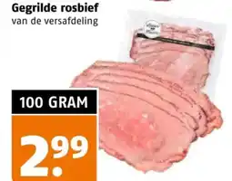 Poiesz Gegrilde rosbief aanbieding
