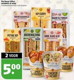 Poiesz The Bread Office sandwich of wrap aanbieding