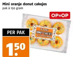 Poiesz Mini oranje donut cakejes aanbieding