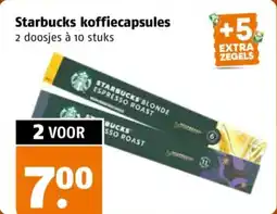 Poiesz Starbucks koffiecapsules aanbieding