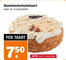 Poiesz Hazelnootschuimtaart aanbieding