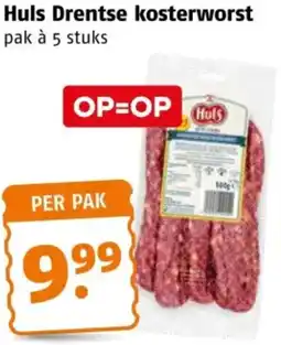Poiesz Huls Drentse kosterworst aanbieding