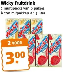 Poiesz Wicky fruitdrink aanbieding