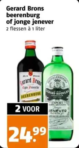 Poiesz Gerard Brons beerenburg of jonge jenever aanbieding