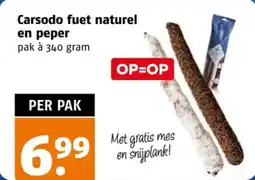 Poiesz Carsodo fuet naturel en peper aanbieding