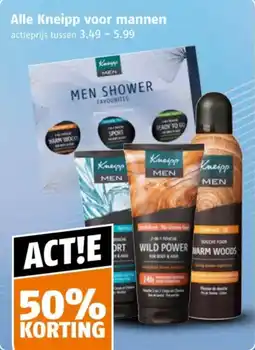 Poiesz Alle Kneipp voor mannen aanbieding