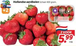 Dekamarkt Hollandse aardbeien Schaal aanbieding