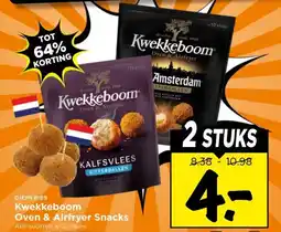 Vomar Voordeelmarkt DIEPVRIES Kwekkeboom Oven & Airfryer Snacks aanbieding
