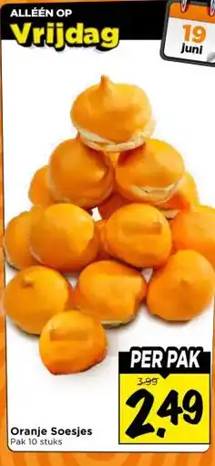 Vomar Voordeelmarkt Oranje Soesjes aanbieding
