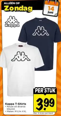 Vomar Voordeelmarkt Kappa T-Shirts aanbieding