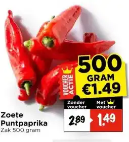 Vomar Voordeelmarkt Zoete Puntpaprika aanbieding