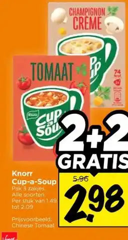 Vomar Voordeelmarkt Knorr Cup-a-Soup aanbieding