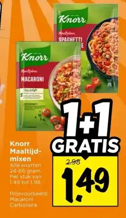 Vomar Voordeelmarkt Knorr Maaltijd- mixen aanbieding
