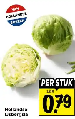 Vomar Voordeelmarkt Hollandse IJsbergsla aanbieding