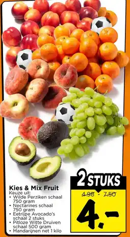Vomar Voordeelmarkt Kies & Mix Fruit aanbieding
