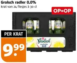 Poiesz Grolsch radler 0.0% aanbieding