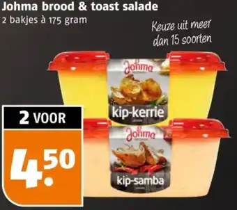 Poiesz Johma brood & toast salade aanbieding