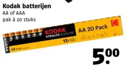 Poiesz Kodak batterijen aanbieding