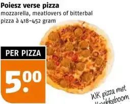 Poiesz Poiesz verse pizza aanbieding