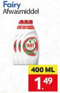 Tanger Markt Fairy Afwasmiddel aanbieding