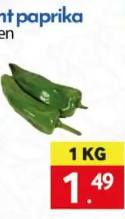 Tanger Markt Punt paprika aanbieding