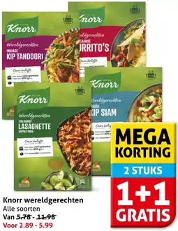Hoogvliet Knorr wereldgerechten aanbieding