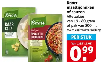 Knorr maaltijdmixen of sauzen