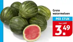 Hoogvliet Grote watermeloen aanbieding