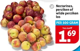 Hoogvliet Nectarines, perziken of wilde perziken los aanbieding