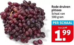 Hoogvliet Rode druiven pitloos aanbieding