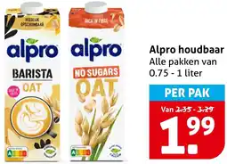 Hoogvliet Alpro houdbaar aanbieding
