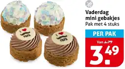 Hoogvliet Vaderdag mini gebakjes aanbieding