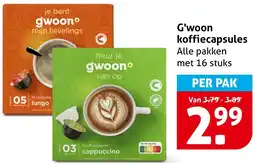 Hoogvliet G'woon koffiecapsules aanbieding