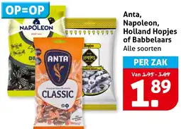 Hoogvliet Anta, Napoleon, Holland Hopjes of Babbelaars aanbieding